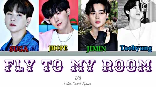 BTS – 'FLY TO MY ROOM' (내 방을 여행하는 법) Lyrics [Color Coded/Han/Ina]