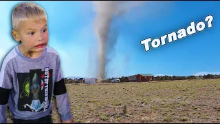 Tornado At Tannerites Ranch!