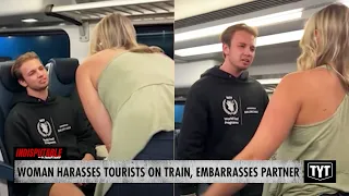 WATCH: Woman Humiliates Partner While Harassing Tourists On Train