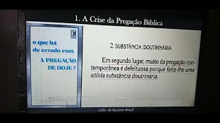 A CRISE DA PREGAÇÃO BÍBLICA