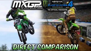Supercross 4 vs MXGP 2020 - Direct comparison