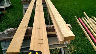 How to make a jig to rip 2x4s fast! How to make 2x2s for a chicken coop!