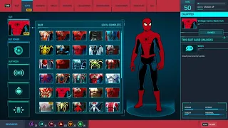 Marvel's Spider-Man Remastered - All Suits Collected & Showcase