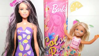 Barbie Color Reveal Słodkie Owoce🍉🍓🍋🍒 Trafiłam na rzadką lalkę Barbie!!! Tuby Niespodzianki!!