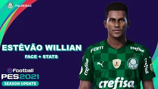 ESTEVÃO PES 2021 (PALMEIRAS) EFOOTBALL COMO FAZER