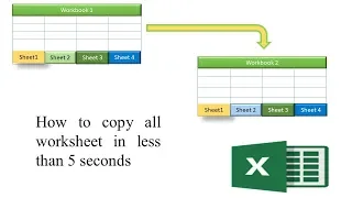 How to copy or move all worksheets to a new workbook at a single click
