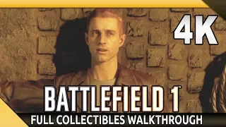 Battlefield 1 (PC) - 4K Gameplay - Friends in High Places - Collectibles Walkthroughs (SweetFX)
