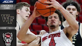 Wake Forest vs. NC State Condensed Game | 2020-21 ACC Men's Basketball