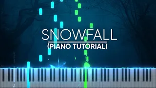 øneheart x reidenshi - snowfall (Piano Tutorial)