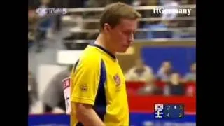 World Cup 2004: Ryu Seung Min-Jan Ove Waldner