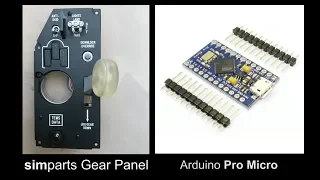 A-10C Landing Gear Panel with Arduino Pro Micro