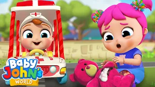 Wheels On The Ambulance (Doctor Dress Up) | Playtime Songs & Nursery Rhymes by Baby John’s World