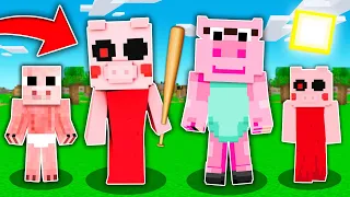 JAK WYGLĄDA RODZINA ŚWINKI PIGGY W MINECRAFT?!