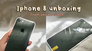 Iphone 8 unboxing in late 2021🌷| from an online store | lil camera test