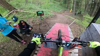 Ivailo Traikov - Training run at Teteven Kids DH 2022