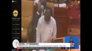 COVID-19 Pandemic: Finance Minister briefs parliament how to keep Ghana’s economy afloat (30-3-20)