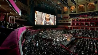 BAHUBALI IN LONDON ROYAL ALBERT HALL|Kattapa killing||prabhas n bahubali craze in London Albert Hall