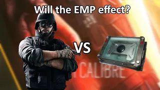 Does the bulletproof cam EMP effect Thermite's exothermic charge?