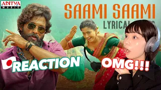 JAPANESE REACTION! Saami Saami (Tamil) Lyrical | Pushpa Songs | Allu Arjun, Rashmika | DSP |