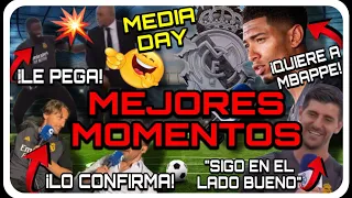 🚨🍿¡MEJORES MOMENTOS DEL REAL MADRID MEDIA DAY! ¡RÜDI PEGANDO A R. CARLOS Y JUDE PIDIENDO A MBAPPE!