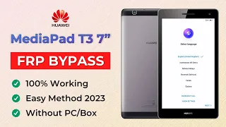 Huawei MediaPad T3 7.0 (BG2-U01) FRP Bypass lock/unlock tool | Google Account Remove EMUI Android 7