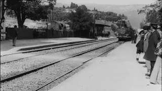 [HD, 60 fps, Sound]  Arrival of a Train at La Ciotat | The Lumière Brothers | 1896 | First Film