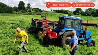 Подрібнювач гілок до 130мм. діаметром на трактор. Подрібнювач для МТЗ