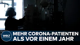 CORONA: RKI warnt eindringlich! Mehr Covid19-Patienten auf den Intensivstationen als vor einem Jahr