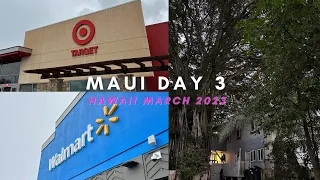 Hawaii | Maui | Day 3 | Last Full Day | Walmart and Target Shopping | March 2023