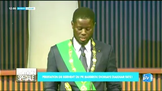 Prestation serment : Discours du Président Bassirou Diomaye Faye