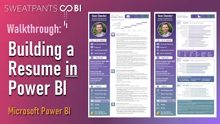 Building a Resume in Power BI