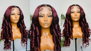 How To: Get the PERFECT Burgundy color with NO Bleaching | Very Beginner Friendly + Easy