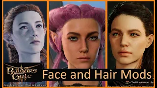 Face and Hair mods Baldurs gate 3