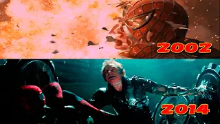 Сравнение боя Человека паука 2002 Vs Новый Человек-паук 2014
