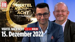 🔴 Viertel nach Acht – 15. Dezember 2022 | u.a. mit Dr. Alexander Kissler und Stefan Schridde