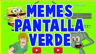 NUEVO' PACK de MEMES PANTALLA VERDE Para EDITAR VIDEOS 2022 // MEMES PANTALLA VERDE PACK🎬