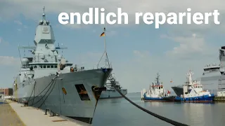 Nach 5 Jahren endlich repariert: neues VLS in Fregatte Sachsen der Deutschen Marine eingebaut
