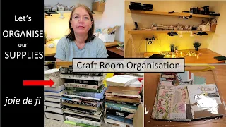 Let's Organise Our Craftroom Supplies ⭐ Stop Feeling Overwhelmed ✅