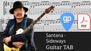 Santana - Sideways Guitar Tabs [TABS]