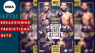 UFC 261 Usman vs Masvidal 2 FULL Fight Card Predictions