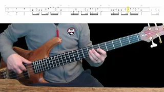 Rainbow - Gates Of Babylon Bass Cover with Playalong Tabs in Video