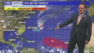 Tuesday evening Tropical update: Hurricane Nigel peaks as other spots may develop