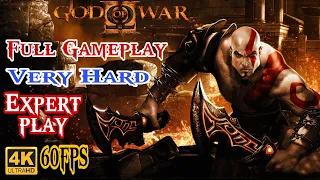 God Of War 2 Full Gameplay (Titan Very Hard) 4K 60FPS UHD | Complete Walkthrough | Longplay || RPCS3