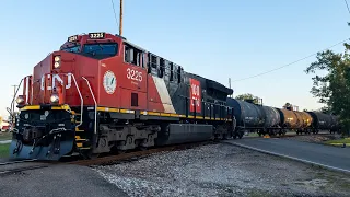 CN Empty Oil East through Hammond, LA with a CN 100 Duo