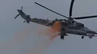 ILA 2014 unedited Mil-Mi 24 Hind footage