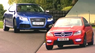 Audi RS5 vs Mercedes C63 AMG - Fifth Gear