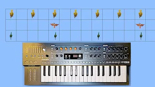 Making cheesy music with the Arturia MiniFreak step sequencer