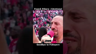 Franck Ribery emotional goodbye to FCBayern