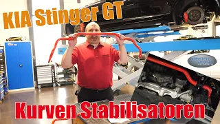 KIA Stinger 3.3 T-GDi GT Tuning//  Kurven Stabilisatoren