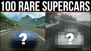 100 RARE SUPERCARS & HYPERCARS Found In Racing Games!!! (Do you know them all??)